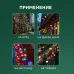 Гирлянда Мультишарики 17,5 мм, 10 м, 100 LED RGB, черный ПВХ, IP65, быстрая смена цвета, 230В соединяется NEON-NIGHT (нужен шнур питания 303-500)