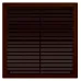 Решетка вентиляционная Р сетка разъемная 300х300 пластик Brown ERA