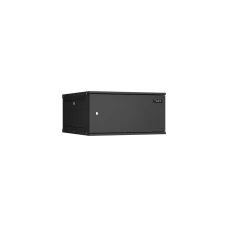 Настенный разборный шкаф Essential Line 19'' 6U цельнометаллическая дверь Ш600хВ303хГ600мм 2 пары монтажных направляющих черный