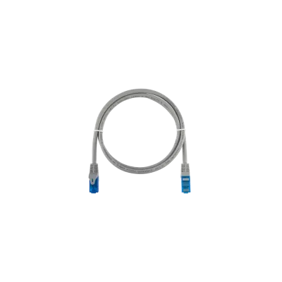 Коммутационный шнур NIKOMAX U/UTP 4 пары, Кат.6 (Класс E), 250МГц, 2хRJ45/8P8C, T568B, заливной, с защитой защелки, многожильный, BC (чистая медь), 25AWG (7x0,175мм), LSZH н