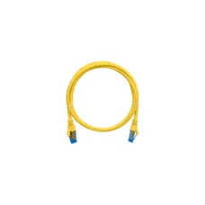 Патч-корд U/UTP 4 пары Cat 6 2хRJ45/8P8C T568B 7х0205мм LSZH желтый 1м