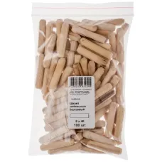 Шкант мебельный 8х40 березовый (100шт)