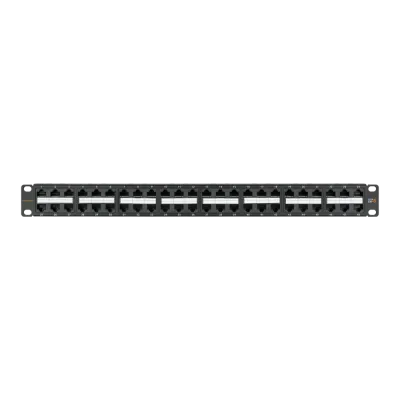 Патч-панель 19'' 1U 48 портов Кат 6 RJ45/8P8C UTP черная