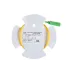 Шнур ШОС-SM/0.9 мм-SC/APC-p/t -1.0 м HS Желтый