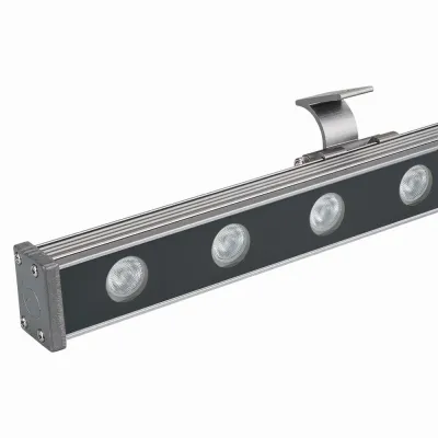 Прожектор светодиодный AR-LINE-1000S-18W-24V RGB (Grey, 30 deg, DMX512) (ARL, Закрытый)