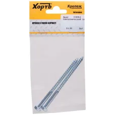 Шуруп DIN571 6х90 сантехнический, шестигранная головка (3шт)