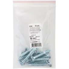 Шуруп DIN571 8х50 сантехнический, шестигранная головка (10шт)