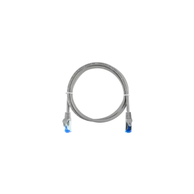 Патч-корд S/FTP 4 пары Cat 6 2хRJ45/8P8C T568B 7х0150мм LSZH светло-серый 3м