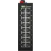Коммутатор неуправляемый 16 портов RJ45 10/100/1000Мбит на DIN-рейку, двойное питание 12-58В DC
