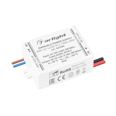 Блок питания ARPJ-SP-44180-PFC-TRIAC-MINI (8W, 22-44V, 180mA) (IP65 Пластик, 5 лет)