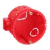 Коробка установочная ЭРА KUTS-68-42-s-red красная 68х42мм усиленная для твердых стен саморезы стыковочные узлы IP20 Коробка установочная ЭРА KUTS-68-42-s-red красная 68х42мм усиленная для твердых стен саморезы стыковочные узлы IP20