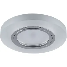Светильник потолочный встраиваемый со светодиодной подсветкой 15LEDx2835 SMD 4000K, MR16 50W G5.3, белый матовый, CD8060 с драйвером в комплекте