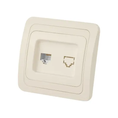 Розетка компьютерная RJ-45 сл. кость  Валдай  TDM