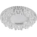Светильник потолочный встраиваемый со светодиодной подсветкой 15LED*2835 SMD 4000K, MR16 50W G5.3, прозрачный, CD941 с драйвером в комплекте