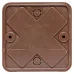 Коробка разветвительная KMP-030-030 (75х75х25) темное дерево EKF PROxima
