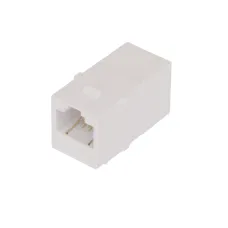 Соединитель Keystone Cat 6 RJ45-RJ45 (8P8C) неэкранированный белый