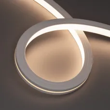 Лента герметичная MOONLIGHT-TOP-X280-20x20mm 24V Warm3500 10 W/m, IP67, 15m, wire x1, вывод боковой, 5 лет