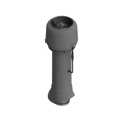 Вентиляционный выход с электро вентилятором D=125/160/700 mm TP-85.E.125/160/700 (серый)