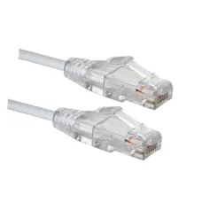 Патч-корд CAT5e SLIM-LINE U/UTP LSZH Белый 3м