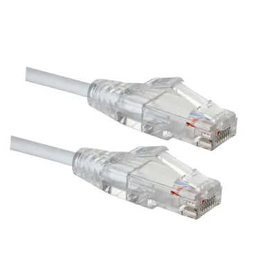 Патч-корд CAT5e SLIM-LINE U/UTP LSZH Белый 3м