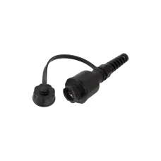 Индустриальный модуль-розетка, Кат.6, RJ45/8P8C, экран., IP67, черный