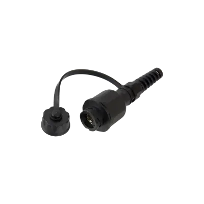 Индустриальный модуль-розетка, Кат.6, RJ45/8P8C, экран., IP67, черный