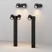Светильник ландшафтный Outdoor Wall Street O010FL-01B IP 54 GU10х1х50W Черный
