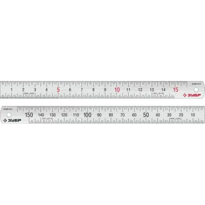 Линейка Про-15, усиленная нержавеющая 0.15 м, Профессионал