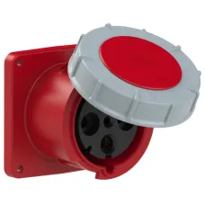 Розетка встр 125А/400В/3P+E/IP67 фланец 120х120мм