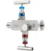 Клапан игольчатый двухвентильный SS-2R FM20х1.5-MM20х1.5 (внутр.-наруж.) нерж. сталь макс.рабочее давление 40 МПа