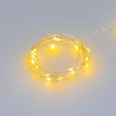 Гирлянда светодиодная ARD-DEW-HOME-2000-CLEAR-20LED-STD Yellow 1.5V, Battery Pack, Cork Ardecoled, IP20