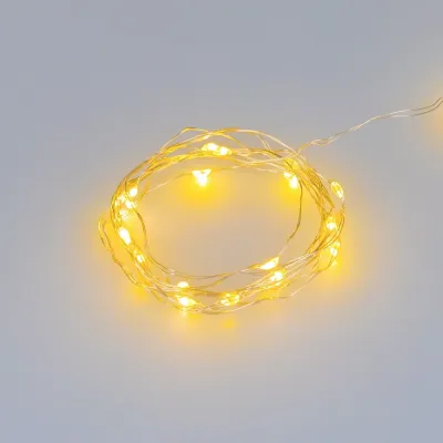 Гирлянда светодиодная ARD-DEW-HOME-2000-CLEAR-20LED-STD Yellow 1.5V, Battery Pack, Cork Ardecoled, IP20