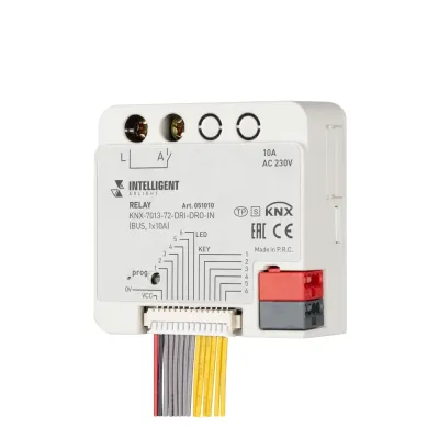 051010 Модуль релейный IP20, BUS, 1x10 A, INTELLIGENT ARLIGHT KNX-7013-72-DRI-DRO-IN, пластик, 2 года