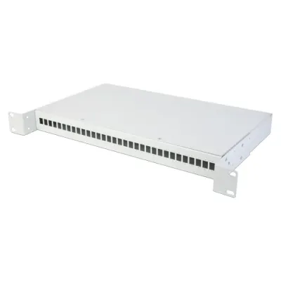 Кросс оптический стоечный 1U 32/32 SC, несъемные планки