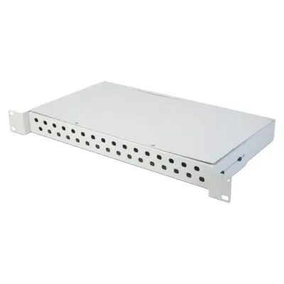 Кросс оптический стоечный 1U 32/32 FC, несъемные планки