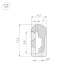 Профиль силиконовый WPH-FLEX-0613-SIDE-S8-5m WHITE (Силикон)