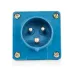 Вилка стационарная 513 2Р+РЕ 16А 220В IP44 EKF PROxima