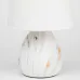 Настольная лампа Rivoli Damaris D7037-501 1 * Е14 40 Вт керамика белая с золотом с абажуром