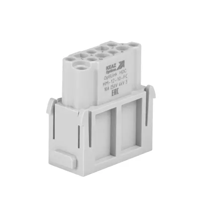 Розетка OptiLink HDC-HM-12-10-FС-(0,14-2,5)-250V