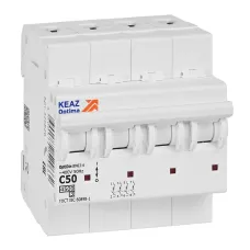 Выключатель автоматический четырехполюсный 50А C 4,5кА AC OptiDin BM63-4C50-4,5-УХЛ3