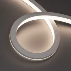 Лента герметичная MOONLIGHT-TOP-X280-20x20mm 24V Day4000 10 W/m, IP67, 15m, wire x1, вывод боковой, 5 лет