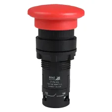 Кнопка грибовидная OptiSignal Compact D22 C7-PM-411 красная 1НО+1НЗ