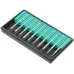 Шарошки, усиленная сталь с алмазным напылением, штифт диаметр 3 мм, 10 шт