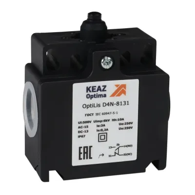 Выключатель концевой OptiLiS D4N-8131 толкатель   пластиковый EN 50047 XCKT2112P16