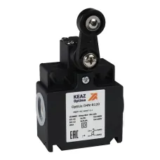 Выключатель концевой OptiLiS D4N-8120 пластиковый рычаг с пластиковым роликом