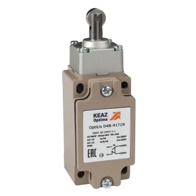 Выключатель концевой OptiLiS D4B-4171N толкатель роликовый металлический XCKJ167H29