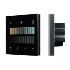Панель сенсорная INTELLIGENT ARLIGHT SMART-DALI-301-11-1G-4SC-DT8 Черная 230В встраиваемая 2.4G IARL IP20 Пластик 5 лет