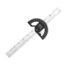 Транспортир с линейкой