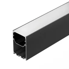 Профиль LINE-S-5075-2000 BLACK (Алюминий)