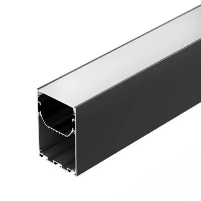 Профиль LINE-S-5075-2000 BLACK (Алюминий)
